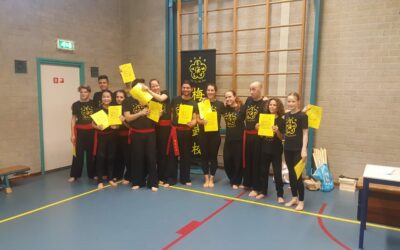 Kung fu Den Bosch succesvol examen afgelegd!