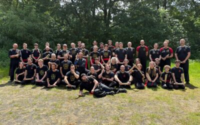 Geslaagd Tie Sha Zang Nunchaku wapen seminar